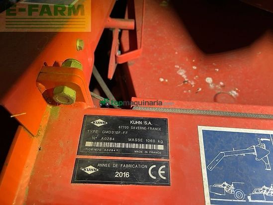 Cortacésped manual - Kuhn - gmd 310 f