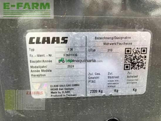 Cortacésped manual - Claas - disco 9700 comfort