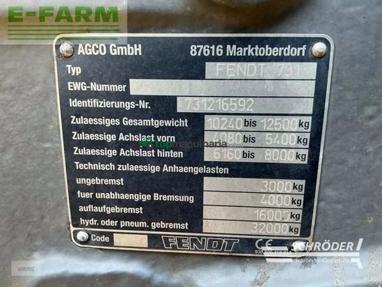 Tractor agrícola - Fendt - 820 vario tms