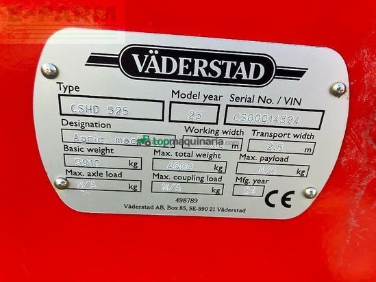 Cultivador - Väderstad - cultus hd 525 avo25