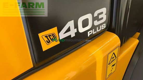 Minicargadora - JCB - 403 plus agri med jst skovl og pallegaffel