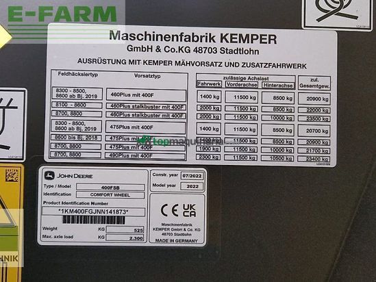 Cosechadora de Cereal - John Deere - 8600i