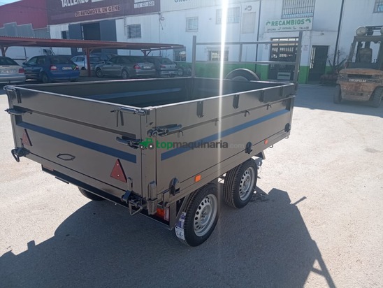 Remolque basculante 2600x1600x500 de 2 ejes