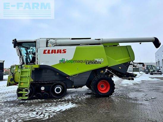Cosechadora de Cereal - Claas - lexion 760 tt + v1200