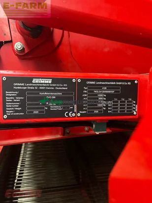 Cosechadora - arrancadora de patata - Grimme - evo 290 clodsep