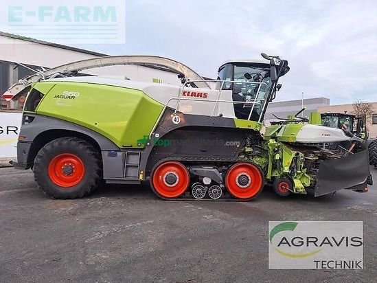 Cosechadora de Cereal - Claas - jaguar 960 terra-trac