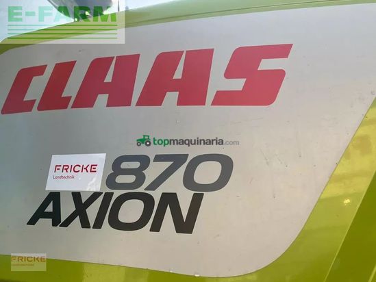 Tractor agrícola - Claas - axion 870 cmatic cebis