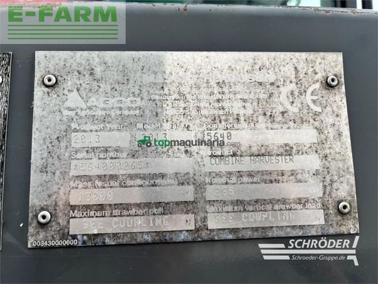 Cosechadora de Cereal - Massey Ferguson - beta 7370 + schneidwerk 6,80m