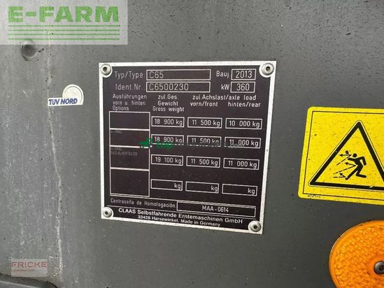 Cosechadora de Cereal - Claas - lexion 760 radmaschine