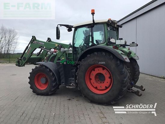 Tractor agrícola - Fendt - 724 scr profi plus | gps | radgewichte