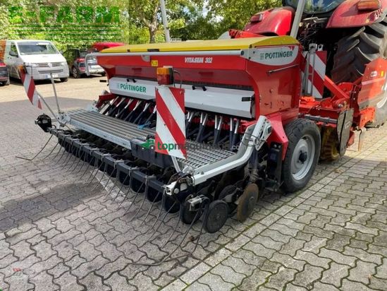 Combinado de siembra - Pöttinger - vitasem 302 + maschio dmr 3000