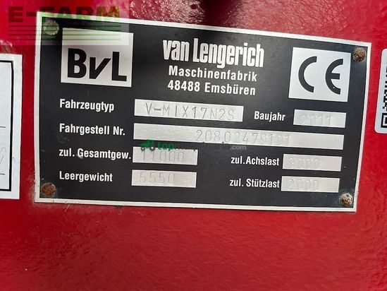 Remolqu esparcidor - BVL - v-mix 17n 2s