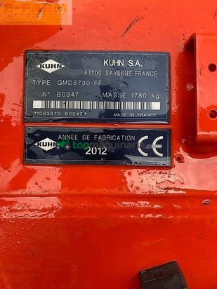 Cortacésped manual - Kuhn - gmd 8730-ff