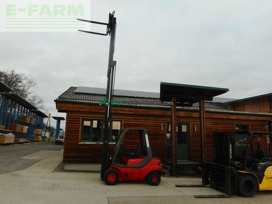 Elevadora - Linde - h25d-02 triplex 6,4m + ss ( perkins motor )