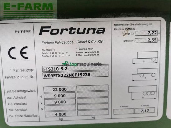 Volquet - Fortuna - fts 210/ 5.2/ 40 km/h