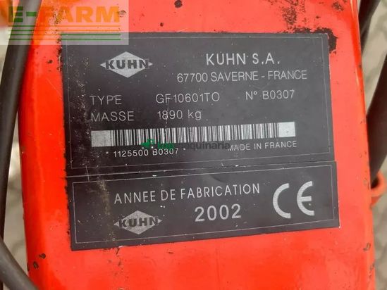 Henificador - Kuhn - gf 10601 to