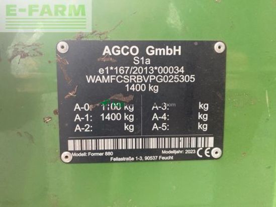 Henificador - Fendt - former 880