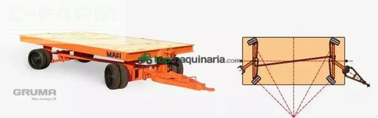 Remolqu agrícola -  - 1060 / 4t