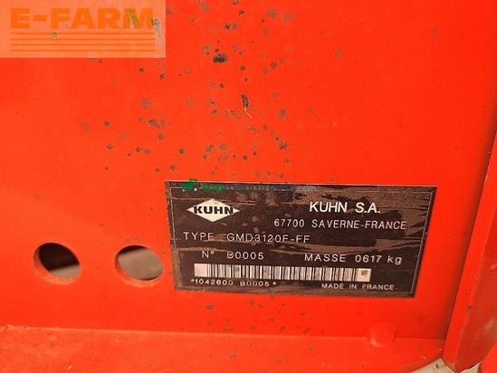Cortacésped manual - Kuhn - gmd 3120 f-ff