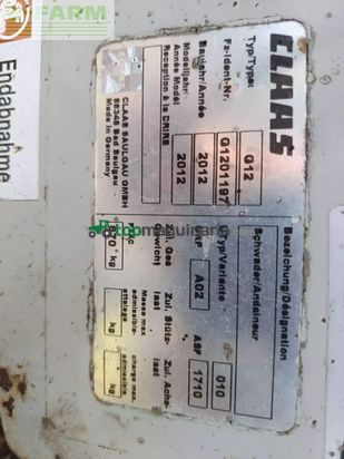 Rastrillo - Claas - liner 450