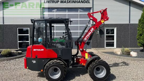 Minicargadora - Thaler - 2438l dpf kabine og brede hjul
