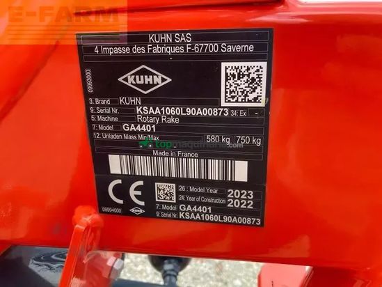 Rastrillo - Kuhn - ga 4401