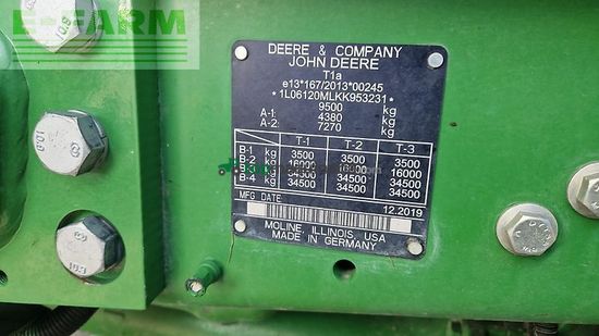 Tractor agrícola - John Deere - 6120m