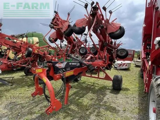 Henificador - Kuhn - gf10802 tgii aufgesattelt