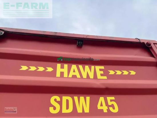 Cinta transportadora de forraje - Hawe - tridem sdw 45t, silagewagen