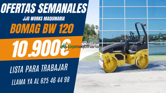 Rodillo compactador - BOMAG BW 120 