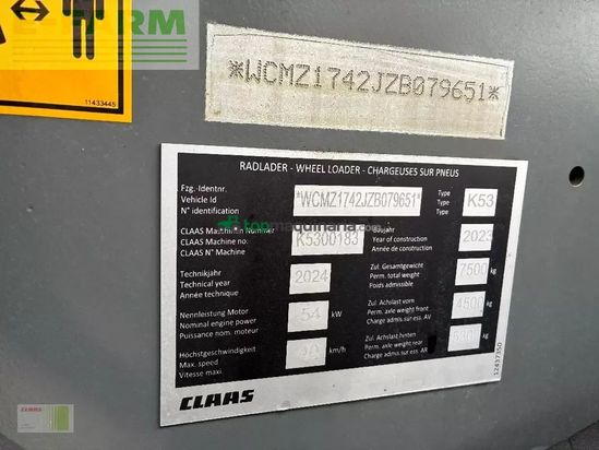 Minicargadora - Claas - torion 644