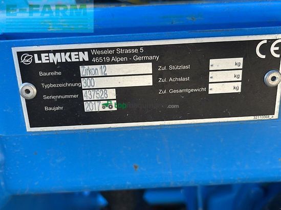 Sembradora - Lemken - zirkon 12/300 saphir 8/300
