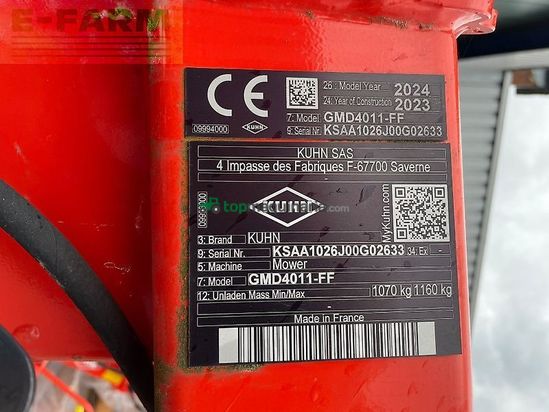 Cortacésped manual - Kuhn - gmd 4011-ff