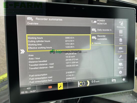 Cosechadora de Cereal - Claas - JAGUAR 990 4WD