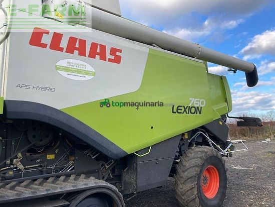 Cosechadora de Cereal - Claas - lexion 760 tt allrad + v1050
