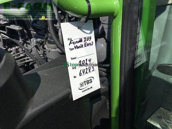 Tractor agrícola - Fendt - 209 vario gen3