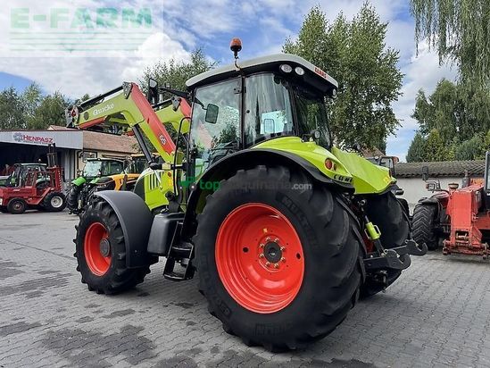 Tractor agrícola - Claas - arion 640 cis + quicke q65 CIS