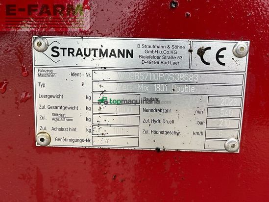 Remolqu esparcidor - Strautmann - vm 1801 d