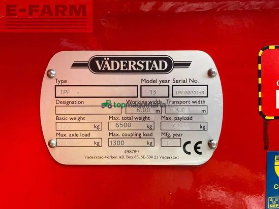 Sembradora monograno mecanica - Väderstad - tempo f8 tpf