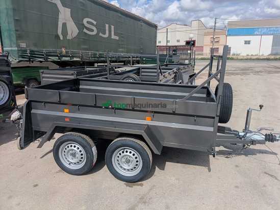 Remolque caja fija 2400x1400x500 de 2 ejes