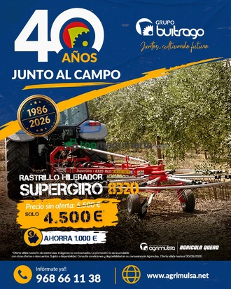 RASTRILLO HILERADOR SUPERGIRO 8320