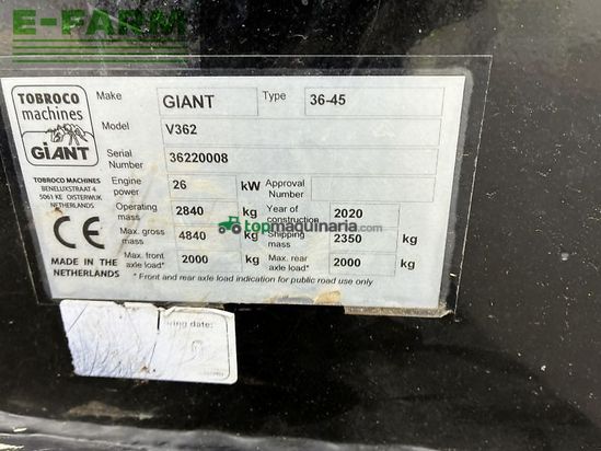 Minicargadora - Giant - v362 hd
