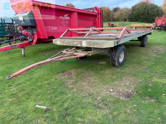 Remolqu agrícola -  - plateau fourrager 8m hauswirth