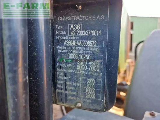 Tractor agrícola - Claas - arion 620