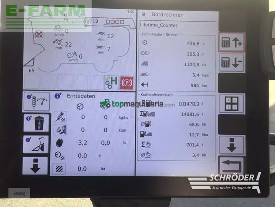 Cosechadora de Cereal - Fendt - ideal 9 t + macdon 12,50m + sww ziegler