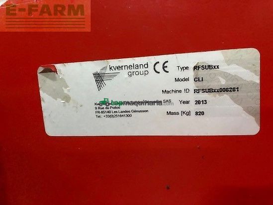 Cultivador - Kverneland - voorzet woeler