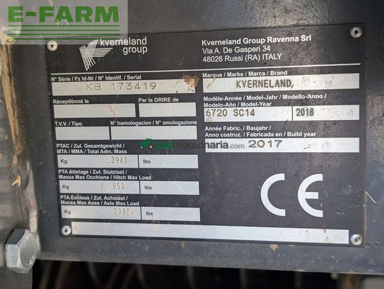 Empacadora gigant - Kverneland - rv5220 sc14