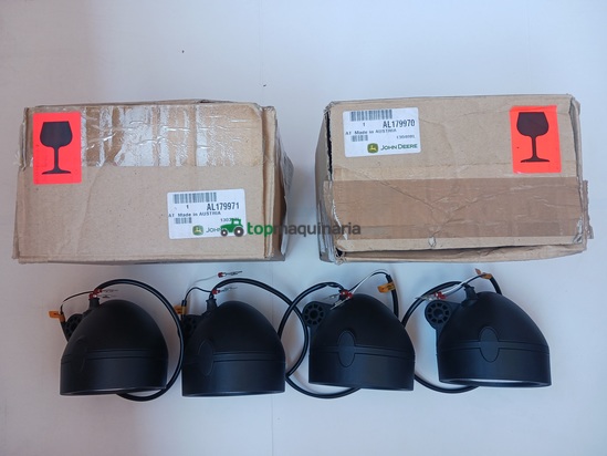 4 FAROS DE TRABAJO ORIGINALES DE JOHN DEERE 