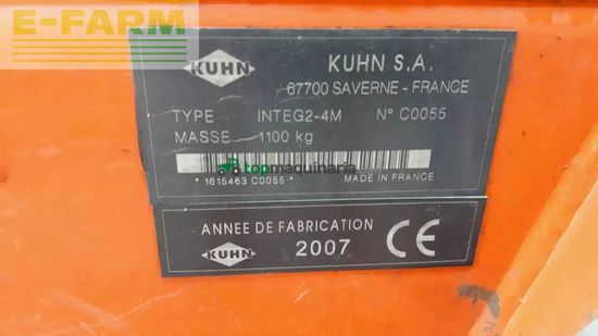 Combinado de siembra - Kuhn - integ2-4m