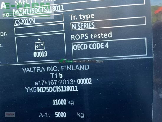 Tractor agrícola - Valtra - n 175d mit fk und rüfa